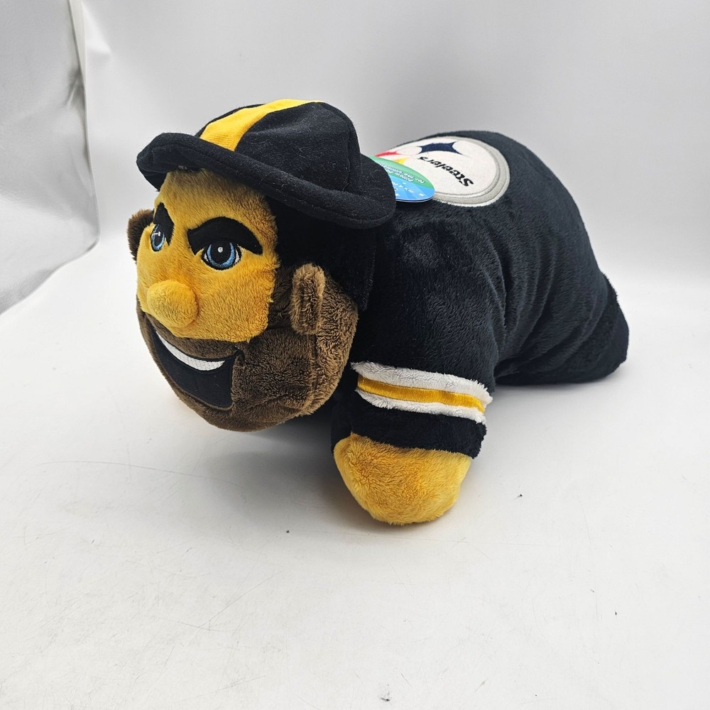 Pittsburgh Steelers Pillow Pets Steely McBeam Plush 20" NFL Mascot Retired 2011
